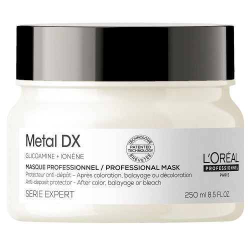 L'Oréal Professionnel Paris Serie Expert Metal DX Maske, für coloriertes und geschädigtes Haar, langanhaltende Farben & Glanz